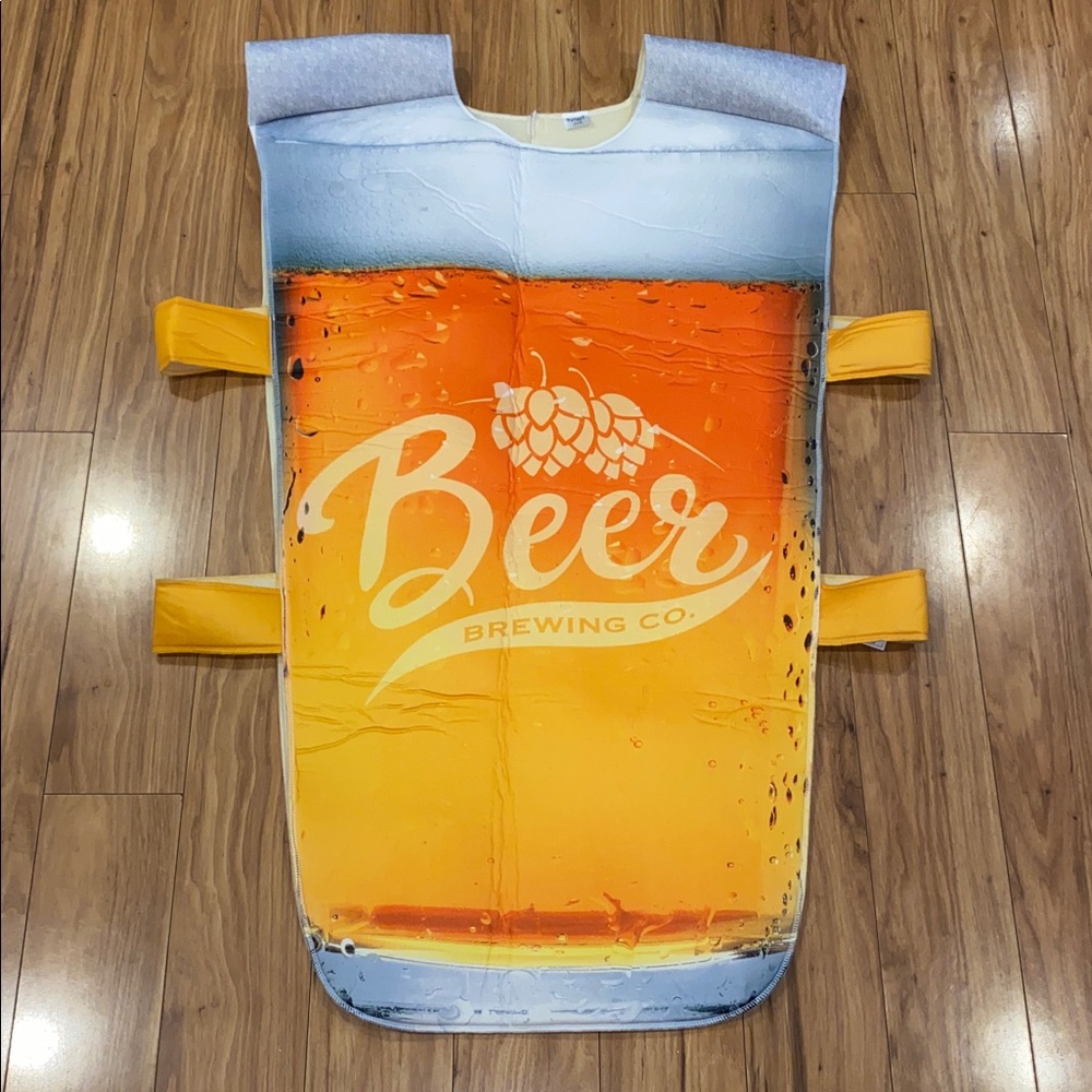 Oktoberfest Adult Pint Glass Beer Costume in One Size (fits most)